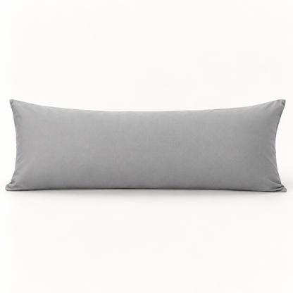 Microfiber Body Pillowcase, 20x54 in, Envelope Closure — Smoke Grey