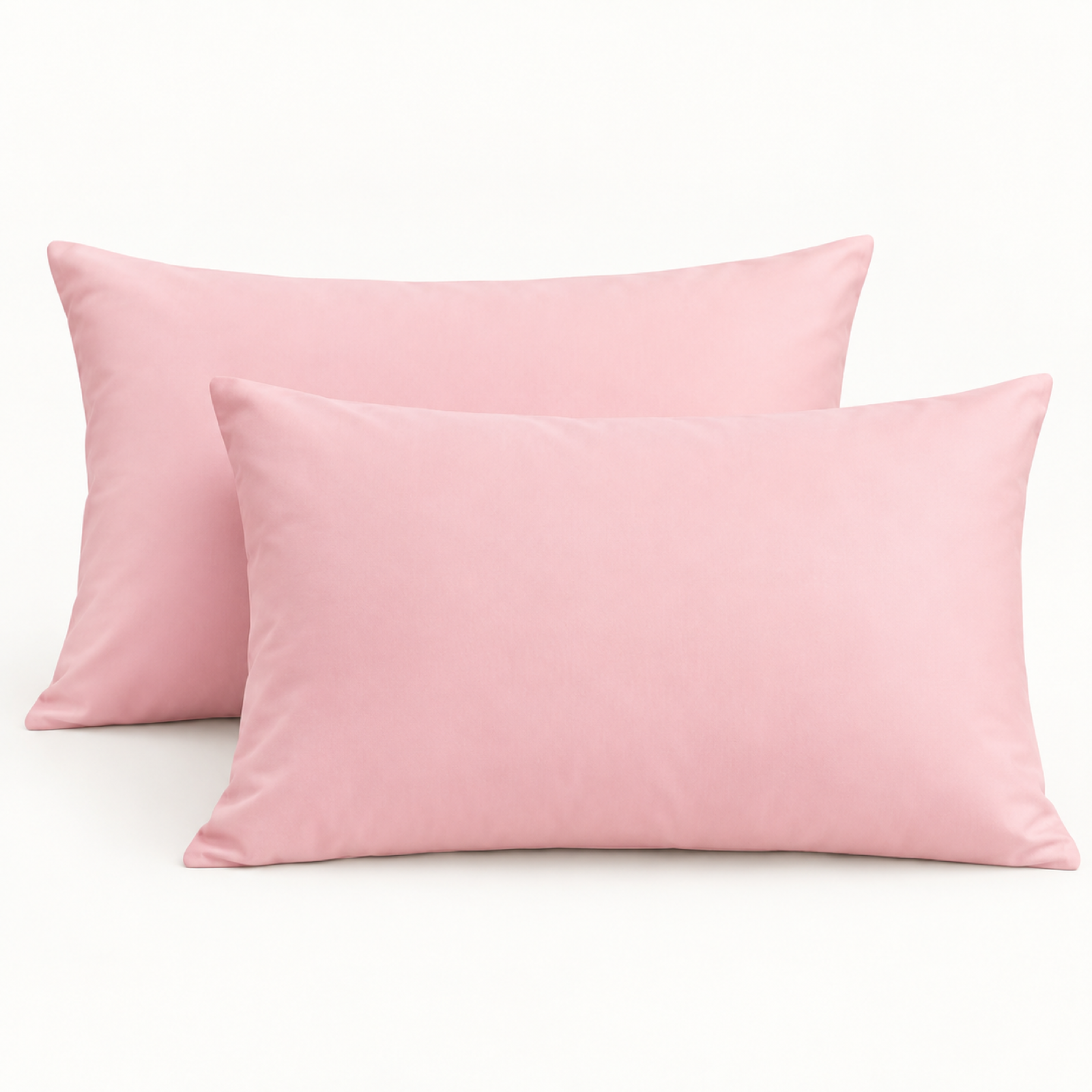 Microfiber Pillowcase Set of 2, Envelope Closure — Light Pink