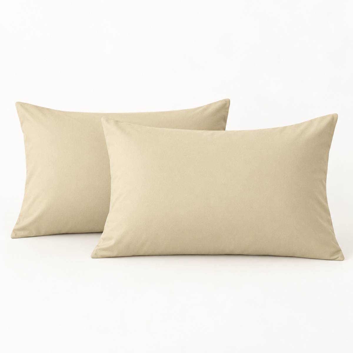 Microfiber Pillowcase Set of 2, Envelope Closure — Khaki