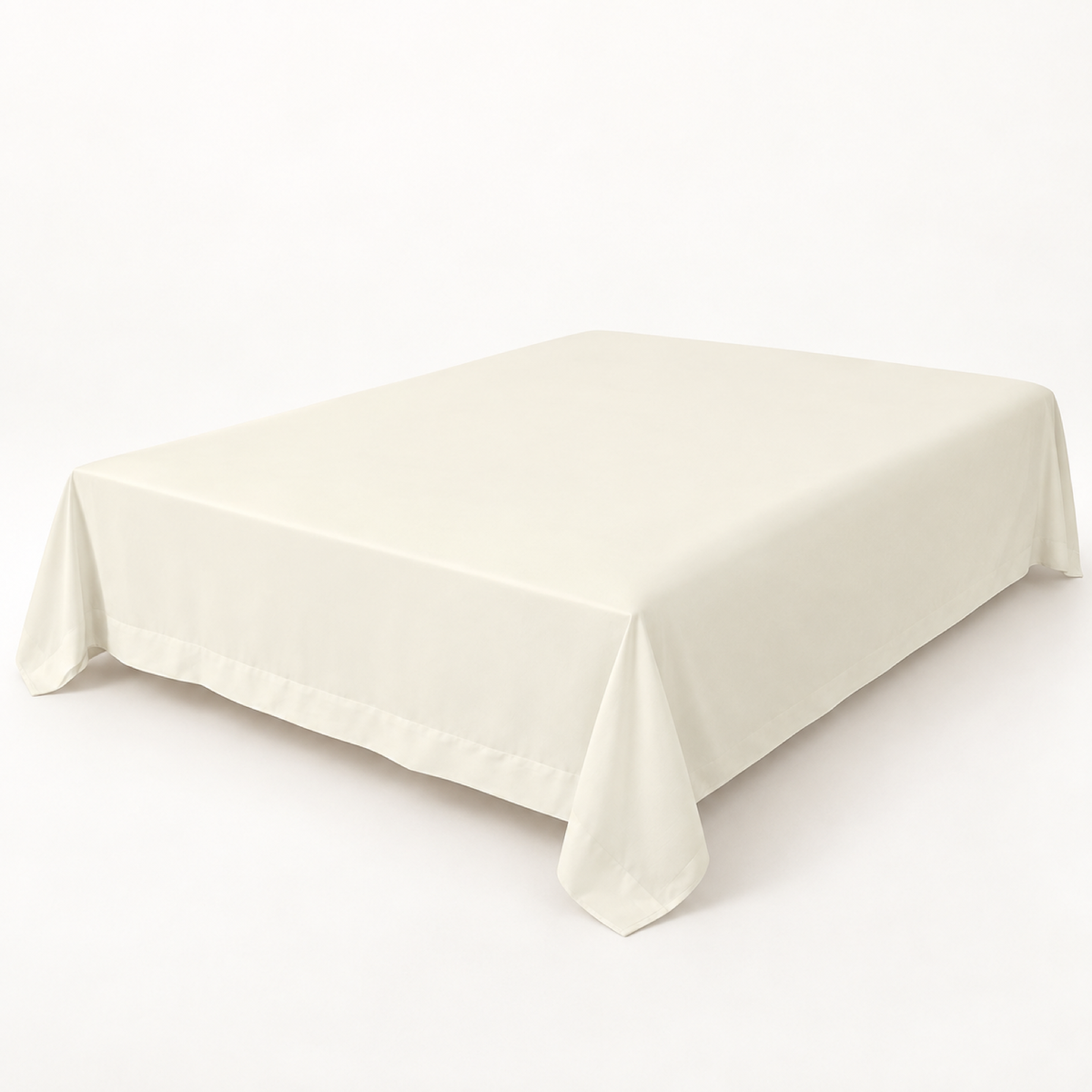 Ultra-Soft Microfiber Flat Sheet, Ivory — main
