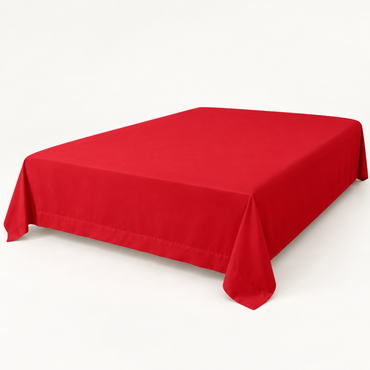 Ultra-Soft Microfiber Flat Sheet, Red — main