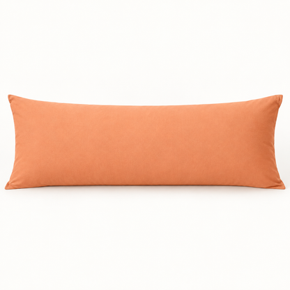 Microfiber Body Pillowcase, 20x54 in, Envelope Closure — Salmon