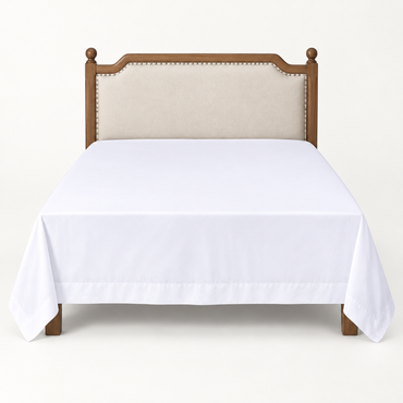 Ultra-Soft Microfiber Flat Sheet, White — main