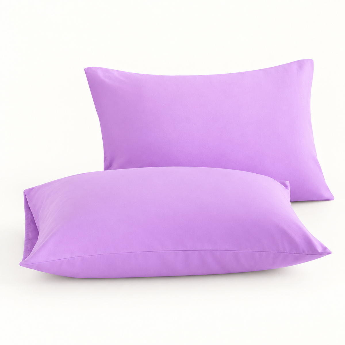 Microfiber Pillowcase Set of 2, Envelope Closure — Lavender