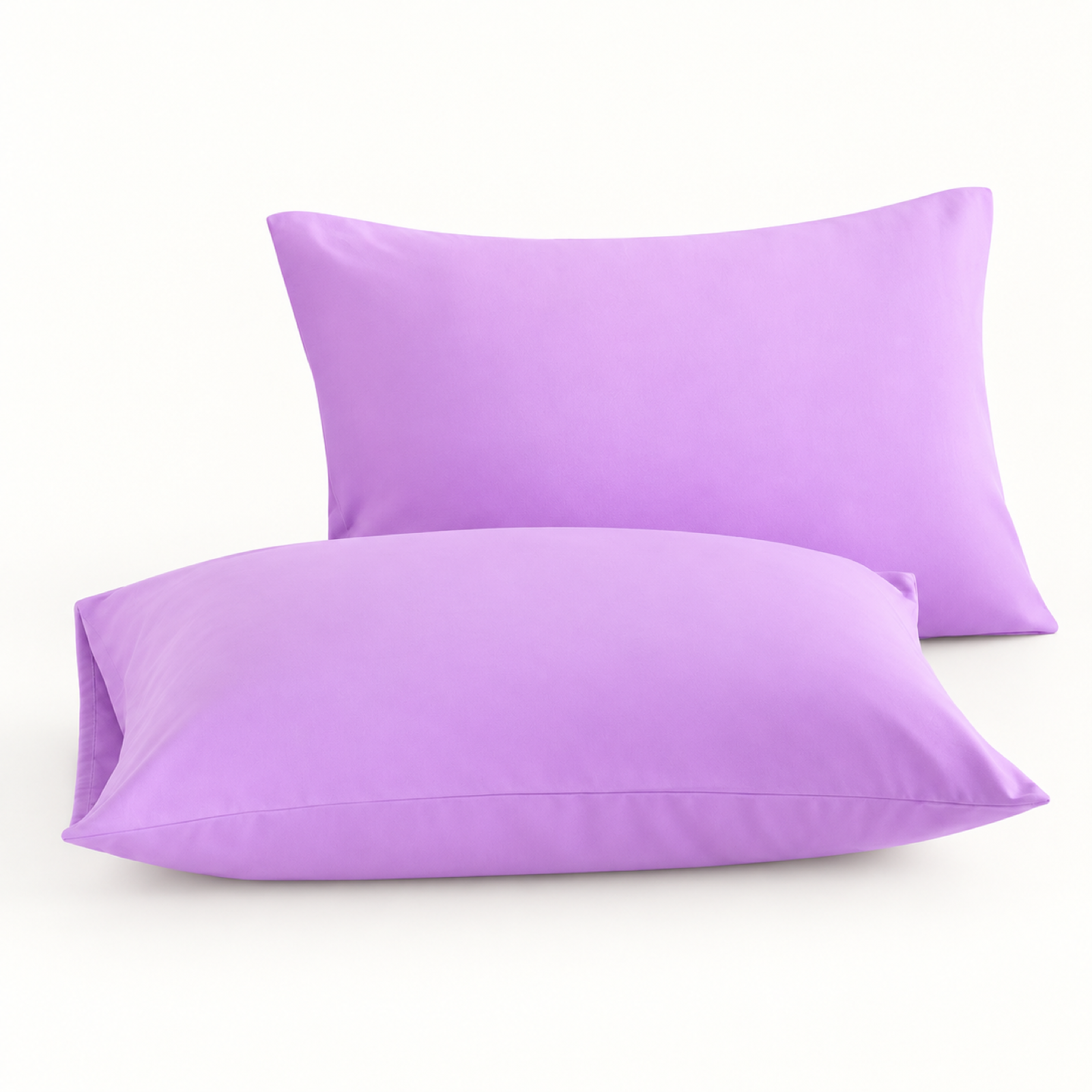 Microfiber Pillowcase Set of 2, Envelope Closure — Lavender