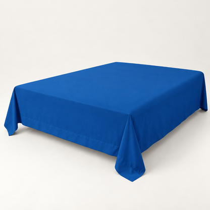 Ultra-Soft Microfiber Flat Sheet, Royal Blue — main