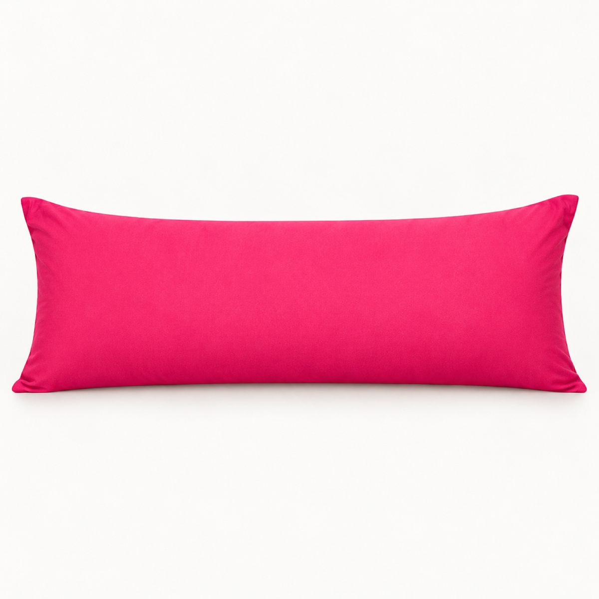 Microfiber Body Pillowcase, 20x54 in, Envelope Closure — Rose Red