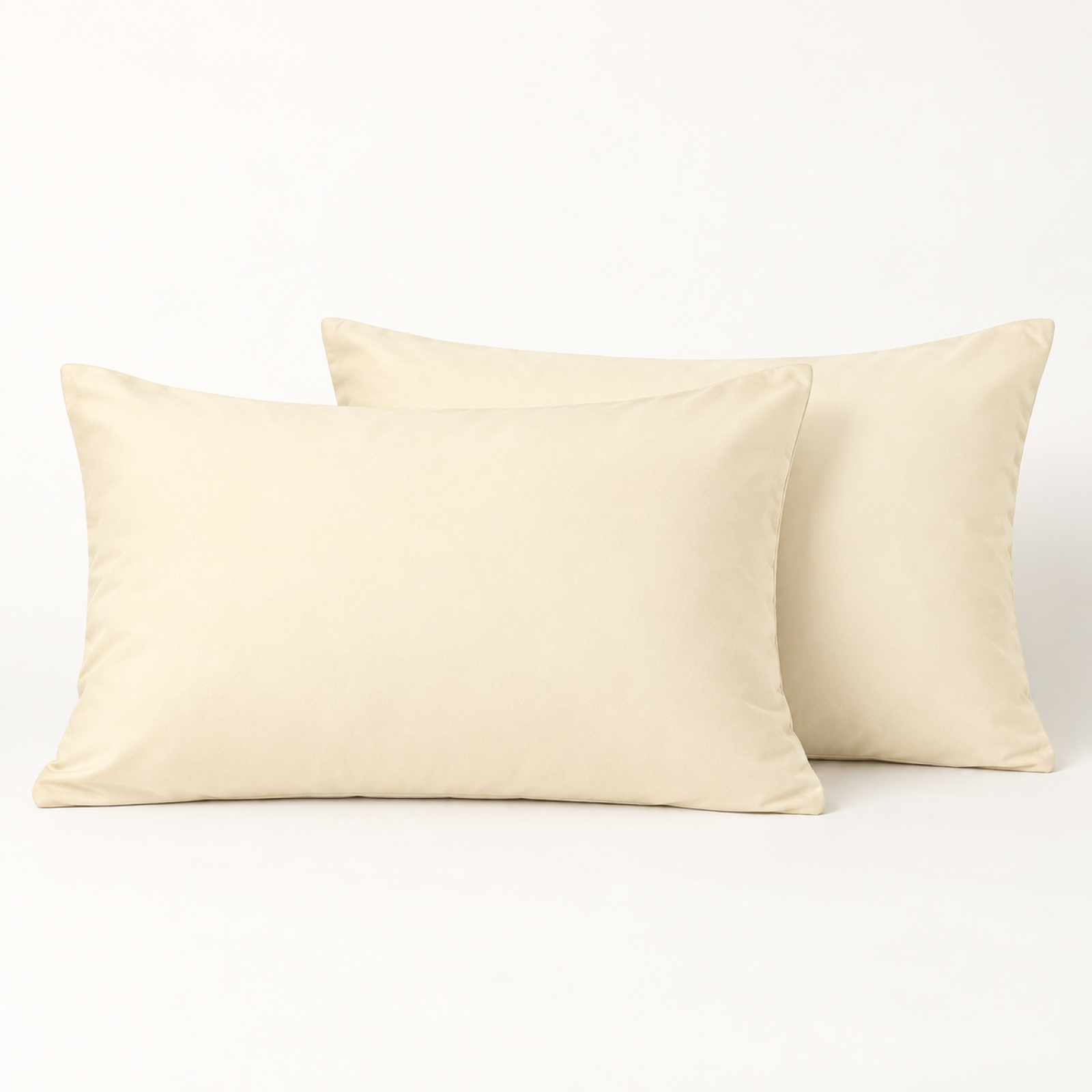 Microfiber Pillowcase Set of 2, Envelope Closure — Ivory