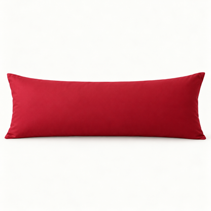 Microfiber Body Pillowcase, 20x54 in, Envelope Closure — Wine Red