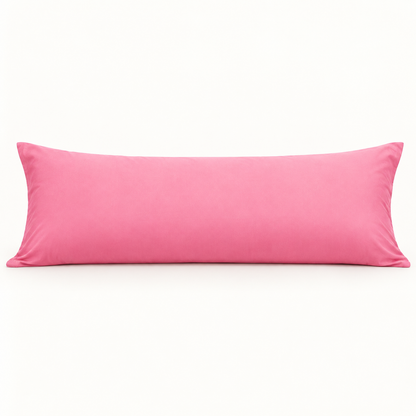 Microfiber Body Pillowcase, 20x54 in, Envelope Closure — Hot Pink