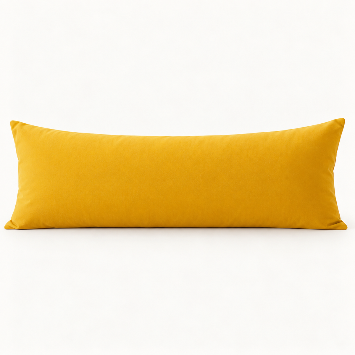 Microfiber Body Pillowcase, 20x54 in, Envelope Closure — Mustard