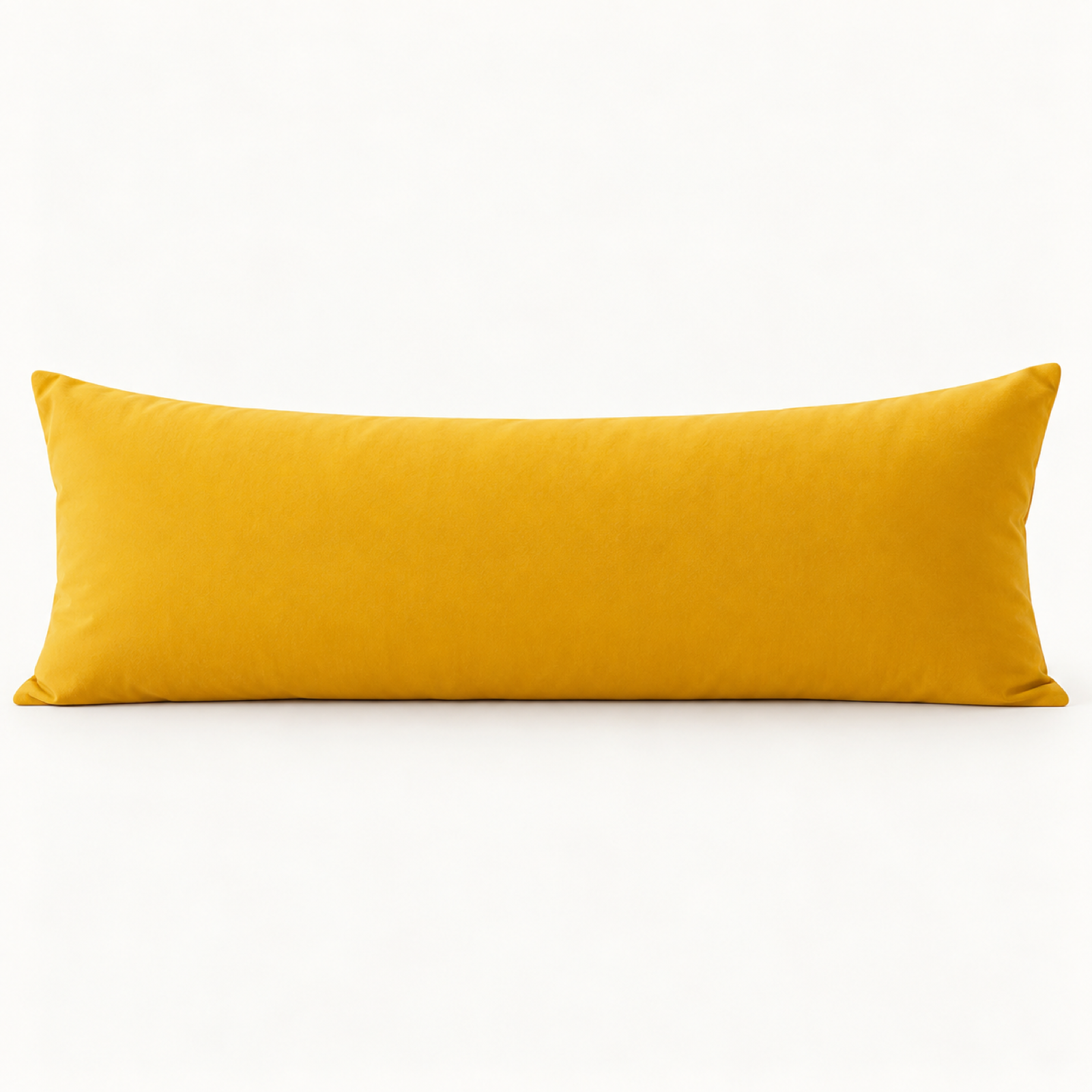 Microfiber Body Pillowcase, 20x54 in, Envelope Closure — Mustard