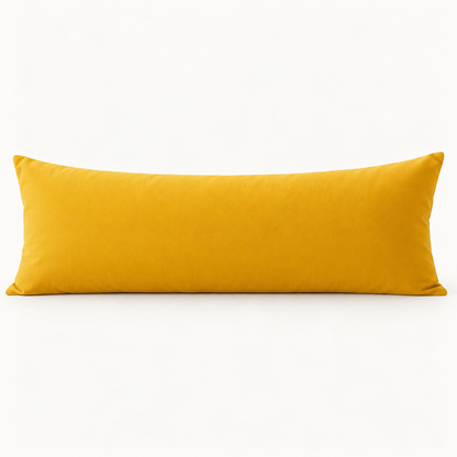 Microfiber Body Pillowcase, 20x54 in, Envelope Closure — Mustard