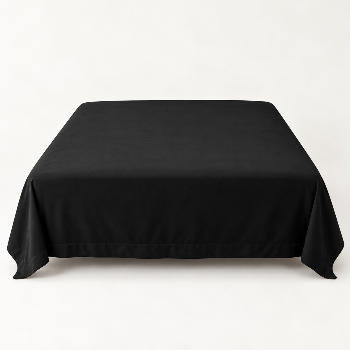 Ultra-Soft Microfiber Flat Sheet, Black — main