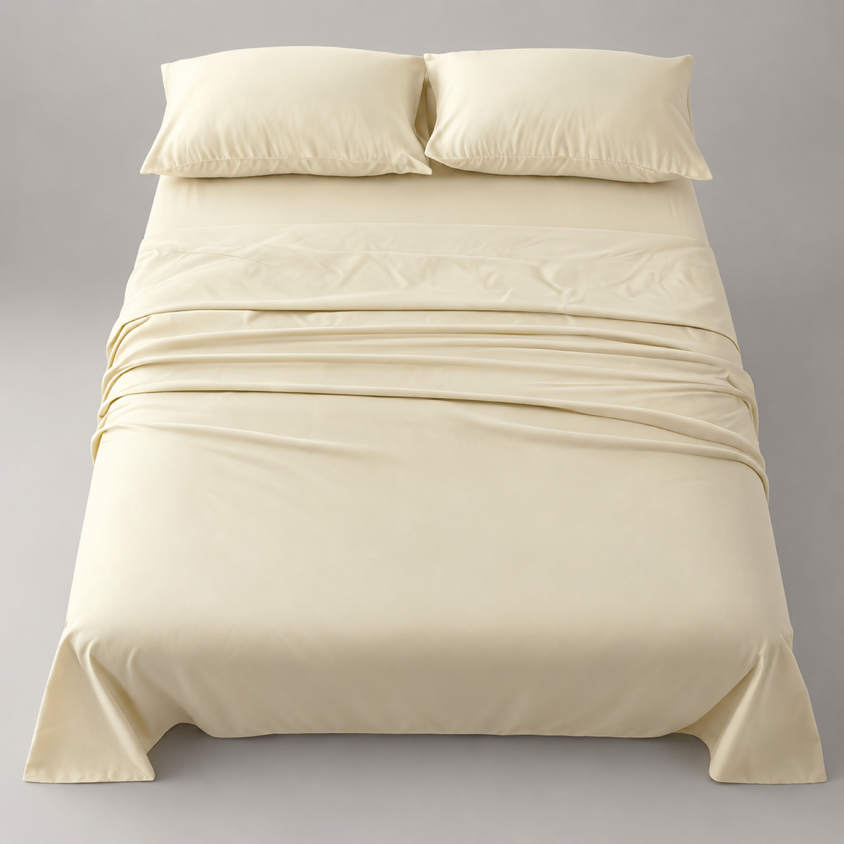 Deep Pocket Microfiber Sheet Set, Ivory — main
