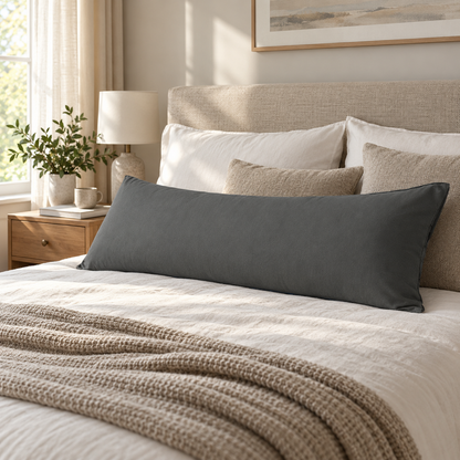 Microfiber Body Pillowcase, 20x54 in, Envelope Closure — scene